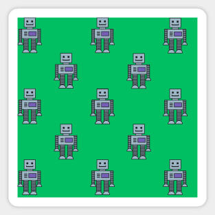 Robots - Green Sticker